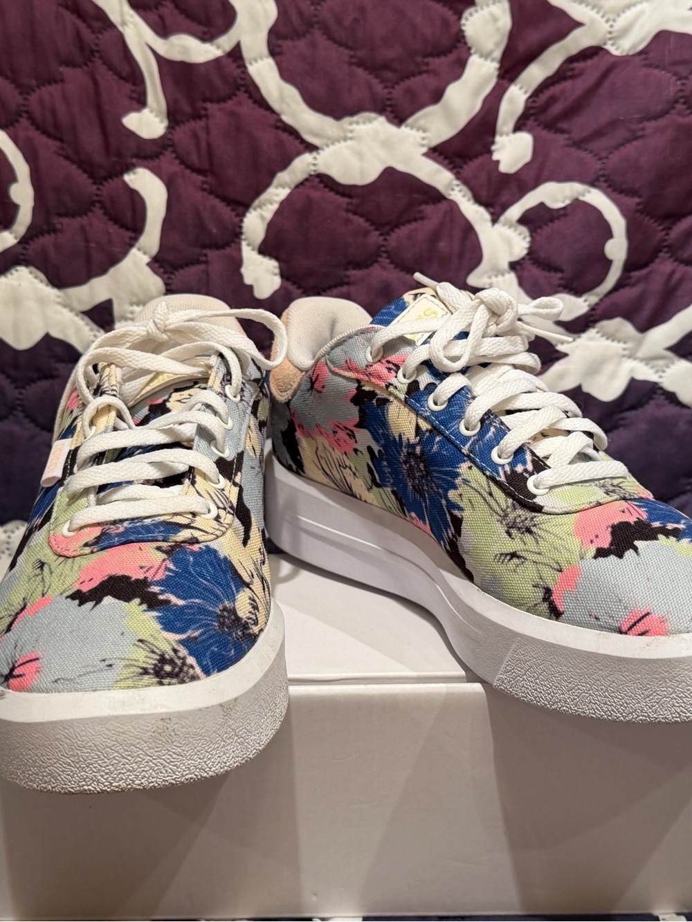 adidas Low Top Floral Multicolor Lace-Up Men’s Sneakers US 8 UK 6.5 EU 40